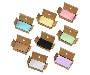 Hoement 800pcs Double-Sided Blank Index Cards 3.5x2 Inches, Paper Flashcards for Study and Creative Note Writing, Supports Teaching and Learning in School and Home Random Color