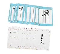 Hoement 80pcs Music Note Flash Cards Engaging Musical Notation Learning Tool for Piano and Violin Enhances Music Theory Skills with Bright Colors and Graphics