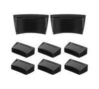 Hoement 8pcs Black Bakelite Side Handle Pot Replacement with Dual Ear Single Hole Design for Pressure Cookers and Pots, Providing Safe Handling and Comfortable Grip for Everyday Cooking