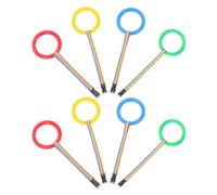 Hoement 8pcs Boy Girl Lost Leash Walking Rope Handles for Preschool Classroom Safety Harness for Toddlers for Daycare and Travel Group Activities