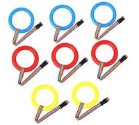 Hoement 8pcs Child Safety Harness Training Rope Childrens Reins Walking Leash for Boys and Girls 2-12 Wrist Leash Toddler Daycare Walking Rope Random Color