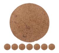 Hoement 8pcs Pigeon Nest Pads 8.46in Breathable Coconut Fibre Comfortable Warm Nesting Material Suitable for Wild Birds in Aviary