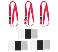 Hoement 9pcs Grey White Black Calibration Cards with Lanyard for Dslr Camera Exposure Photography Video Film Color Balance and Photography Accessories
