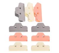 Hoement 9pcs Multipurpose Plastic Diamond Drawing Clips for Canvas and Snack Bag Accurate Positioning and Large Edge Holders for Home DIY, Quilting, and Embroidery Crafts