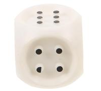 Hoement Accessible Braille Dice with Raised Tactile Dots for Blind and Low Vision Players Portable Plastic Gaming Piece for Inclusive Board Games and Sensory Play