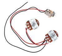 Hoement Active Bass Circuit Metal Music Instrument Part with Frequency Control, Easy to Install Bass Guitar Accessory for Enhanced Sound Performance and Improved Guitar Effect