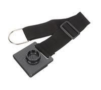 Hoement Adjustable Cello Endpin Stopper Portable Anti-skid End Pin Holder with Non-slip Mat and Sturdy Strap Made of Plastic, Metal and Sponge for Secure Cello Playing