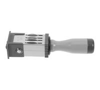 Hoement Adjustable Date Stamp for Accounting and Receipt Marking with Versatile Application, Made of Sturdy Pp and Metal, for Home and Documentation Use