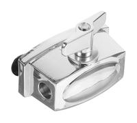 Hoement Adjustable Height Drum Mount Bracket Easy Installation and Excellent Workmanship Drum Instruments for Silver Plated Iron, Floor Tom Leg Holder Suitable for People