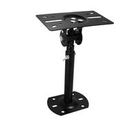 Hoement Adjustable Speaker Wall Mount Bracket Heavy Duty Extendable Wall Fixed Support with Tilt and Swivel for Sound Distribution Easy Installation Modern Design for Home Theater and