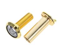 Hoement Adjustable Wide Angle Door Peephole Viewer for Front Door Privacy Protection with Tamper Anti-peep Design Glass Lens for Security Fits and Thick