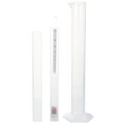 Hoement Alcohol Concentration Meter Hydrometer Set for Brew Wine Beer Measurement with 100Ml Plastic Tube Accurate Scale Hydrometer
