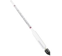 Hoement Alcohol Dual Scale Wine Concentration Tester for Spirits Accurate Alcohol Percentage Measurement Tool for Home Brewing and Distilling Lightweight Portable Hydrometer