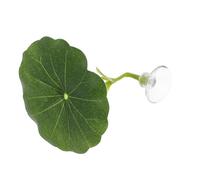 Hoement Artificial Lotus Leaf Easy to Clean Betta Fish Resting Pad High Realism Green Abs Material Betta Fish Resting Float and Hiding Spot for Aquarium Decoration