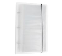 Hoement Artwork Portfolio Book for Organizing Postcards and Artworks Large Capacity Plastic with Loose-Leaf Design Modern Simple Photo Album Sleeve Suitable for Portable Painting Storage