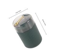 Hoement Automatic Push-type Toothpick Holder Box Compact Modern Toothpick Dispenser for Home and Travel Lightweight Portable Storage with Unique Simple Style Design
