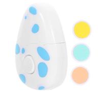 Hoement Baby Electric Nail Trimmer Cute Egg Design Gentle Nail Shaping Includes Different Grinding Heads Safe Plastic Material Babies and Toddlers