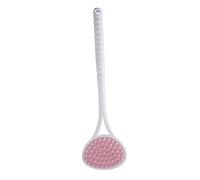Hoement Back Rub Shower Brush Long Handle Silicone Scrubber for Body Cleaning for Shower Use and Elderly Care