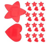 Hoement Bandages Self Adhesive Heart Star Shaped Plasters 30Pcs Breathable Non-Woven Fabric for Boys and Scrapes and Cuts Fun Wound Protection