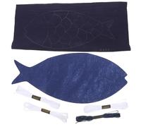 Hoement Beginner Needles for for Crafting Pattern Detailed Template and Embroidery Kit with Traditional Japanese Patterns, Complete Fabric Kit Including Adults