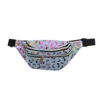 Hoement Belt Bag Lightweight Cloth and Adjustable Belt and Pu Material Fashion with Proper Capacity Waist Pack for Women for Running and Daily Use