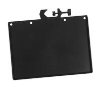Hoement Black Clip-on Accessory Tray for Mic Stands Smooth Surface, Made of Abs + Metal, Multifunctional Mic Storage Stand for Live Streaming and Music Sound Tray Applications