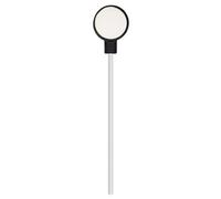 Hoement Black Drum Pedal Hammer with Single Felt Head round Hole for Kick Drum Replacement Part Abs Material Practical to Use Performing