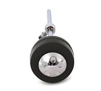 Hoement Black High-end Drumsticks Metal Percussion Hammer Silicone Tip for Drums