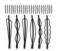 Hoement Black Metal Hair Clips with Strong Grip for Women 90pcs and Lightweight Design Elegant Minimalist Style Bobby Pins Side Hair Clips for Daily Use and Travel