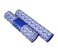 Hoement Blue Paper Calligraphy Collection Box with Telescoping Design and Retractable Adjustment, Protects Plans and Artworks, Scroll Storage Holder for Architects and Students