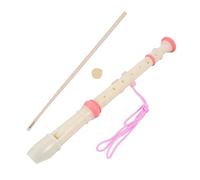 Hoement Boy Girl Soprano Recorder Musical Instrument Toy for Beginners Lightweight and Durable for Boy Girl Learning Music Includes Cleaning Rod and Fingering Chart