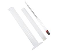Hoement Brewing Hydrometer Alcohol Concentration Meter for Beer Wine Mead Precise Sugar Moisture Test