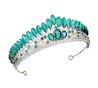 Hoement Bridal Party Tiara Headbands for Bridal with Sparkling Rhinestone Crown Headpiece Adding a Touch of Elegance and Sophistication for Formal Events and Parties