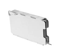 Hoement Camp Stove Windscreen Outdoor Folding Wind Screen, Mini Windshield, Aluminium Alloy, Adjustable Length, Foldable, Silver, for Camping Outdoor Use