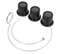 Hoement Clip-on Magnifying Glass for Watch Repair with Glass Lens and Precise Magnification, Lightweight Plastic and Metal Frame, for Jewellery Crafts and Reading
