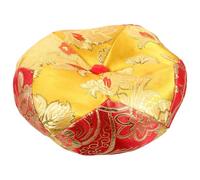 Hoement Cloth Sound Bowl Cushion Multi-use Singing Bowl Pad Comfortable and Smooth to The Touch Decorative Golden Colour for Meditation and Sound Therapy