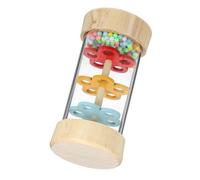 Hoement Cognitive Rainstick Toy Wooden Stick Musical Instrument Sensory Toy for Boy Girl's Development