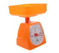 Hoement Cooking Scales with Bowl Science Weighing Scale Plastic Mechanical Dial with High Precision Configuration and Non-slip Design for Laboratory and Experiment Use Random Color