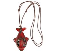 Hoement Creative 4-hole Ceramic Ocarina in Unique Dolphin Shape with Practical Use and Wonderful Sound Making, Portable Musical Instrument for Beginners and Music Lovers