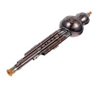 Hoement Cucurbit Flute Chinese Instrument Pp Flute Gourd Musical Instrument Classic Gourd for Boys and Girls Beginner Random Style