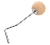 Hoement Curved Bass Drum Pedal Beater Head Wooden Mallet for Jazz Rock Practice Sessions Portable Percussion Instrument Accessory Handle Replacement