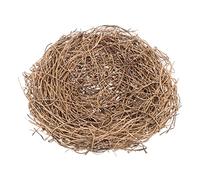 Hoement Decorative Rattan Bird Nest Ornament Faux Nest for Home Decor Party Decorations Craft Projects Unique Air Plant Display Photo Prop Atmosphere Enhancer