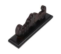Hoement Desktop Flute Display Stand Artistic Wooden Organizer for Bamboo Flutes Stable Holder for Music Rooms Classrooms Enhancing Practice Experience