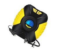 Hoement Digital Car Tyre Pump Portable Air Inflator with Intelligent Digital Display Multi-purpose Tire Pump with 25l Capacity, Sturdy Plastic and Copper Construction for Travel