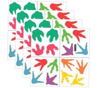 Hoement Dinosaur Wall Decals Playroom Self-Adhesive Stickers Removable Nursery Bedroom Decor with Realistic Color and Unique Patterns