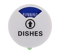 Hoement Dishwasher Indicator Sign Clean Dirty Rotating Status Board for Kitchen Non-scratching Acrylic Design Easy to Attach Kitchen Sign