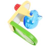 Hoement Dispenser for Structure and Simple Plastic Made Metal Parrot Training Easy to Carry Store Food for Entertaining and Developing Intelligence Random Color Birds