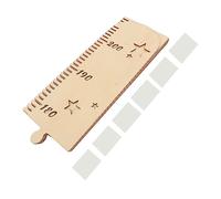 Hoement DIY Wooden Growth Chart Ruler for Boys and Girls Height Measurement Chart Star Easy Install Star Shape Growth for Boy Girl's