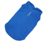 Hoement Dog Vest to Avoid Staining Grass in Blue Polar Fleece Winter for Puppies Comfortable and Chic Cold Weather Coat on Cold Weather Days for Walking Your Pet