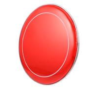 Hoement Double Layer Red 14 Inch Snare Drum Skin Replacement, Wear Resistant and Precision Fit Drum Head for Stage and Studio Musical Instruments Accessories